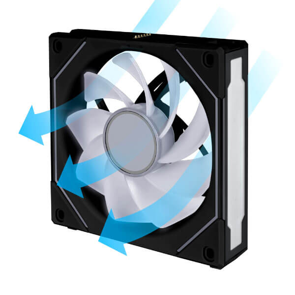 Lian Li UNI Fan SL-INF ARGB 120mm Reverse Blade Cabinet Fan, Single Pack